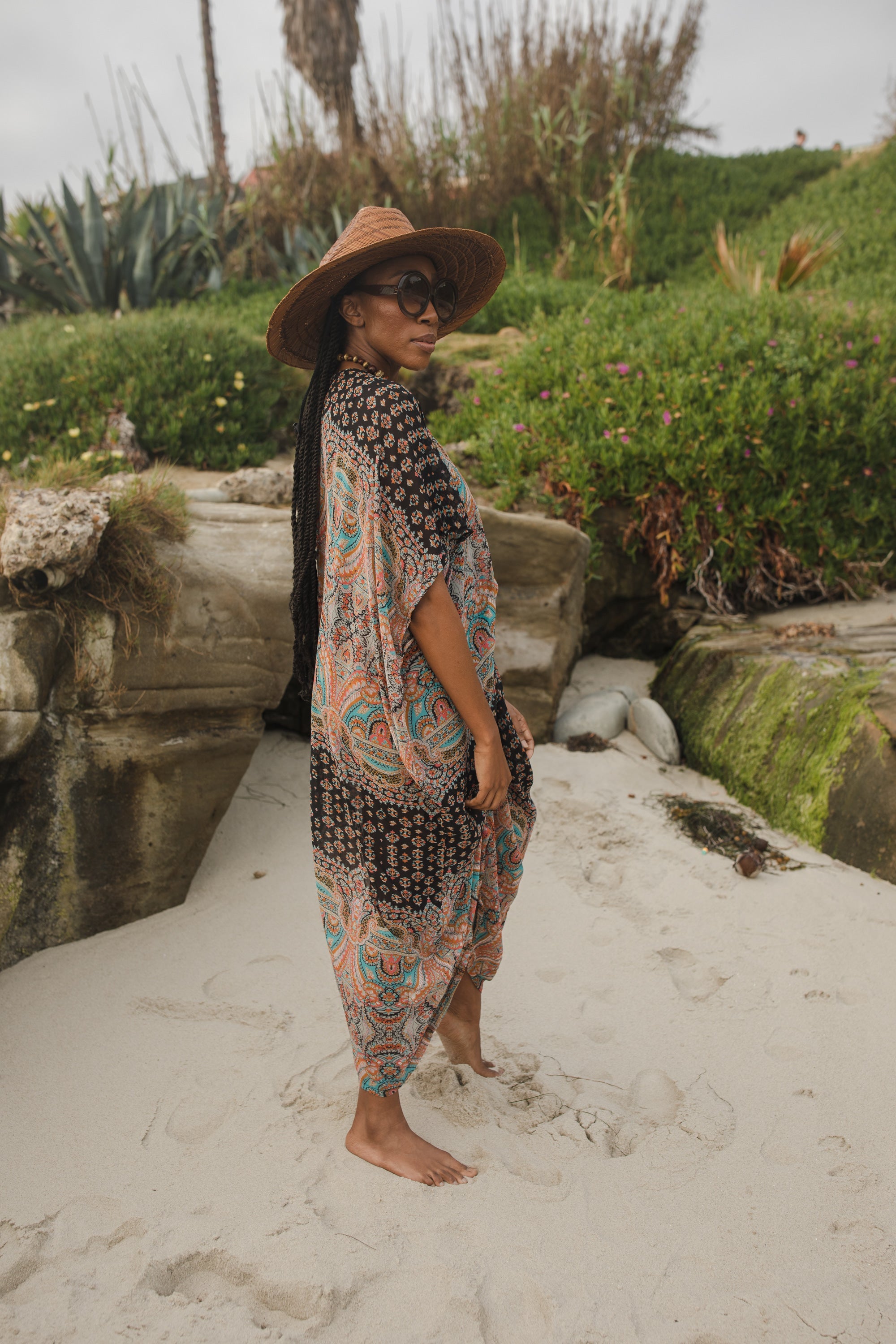 Actius Caftan Kaftan Dress in Taj by Jennafer Grace