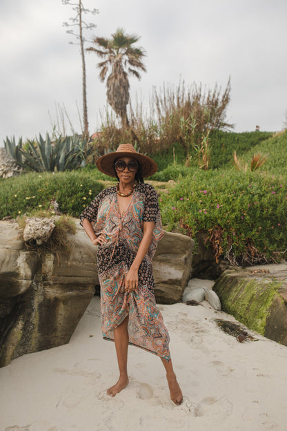 Actius Caftan Kaftan Dress in Taj by Jennafer Grace