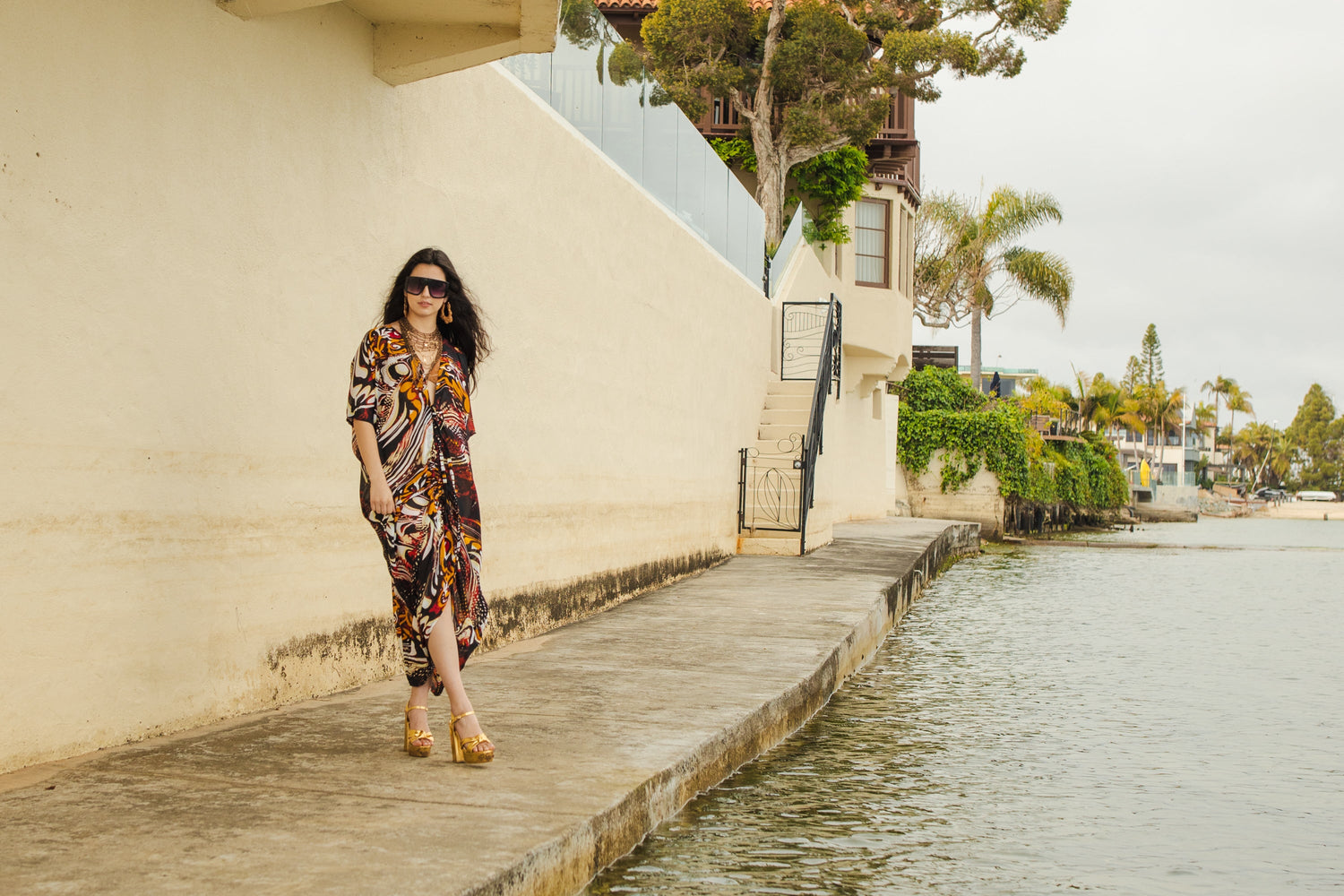 Actius Caftan Kaftan Dress in Rouge by Jennafer Grace