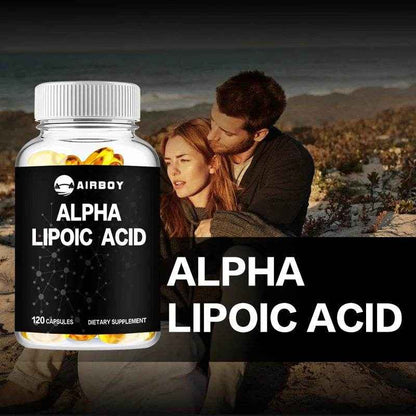 Alpha Lipoic Acid 600 Mg - Supports Antioxidant Health and Sugar Metabolism and Helps Relieve Nerve Pain - 120 Capsules