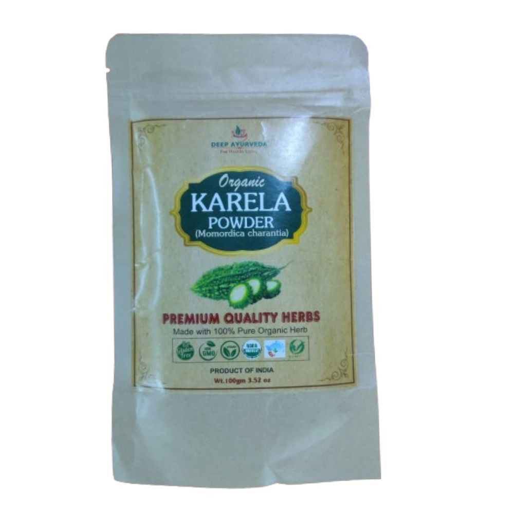 Deep Ayurveda Organic Karela Powder (Bitter Gourd)
