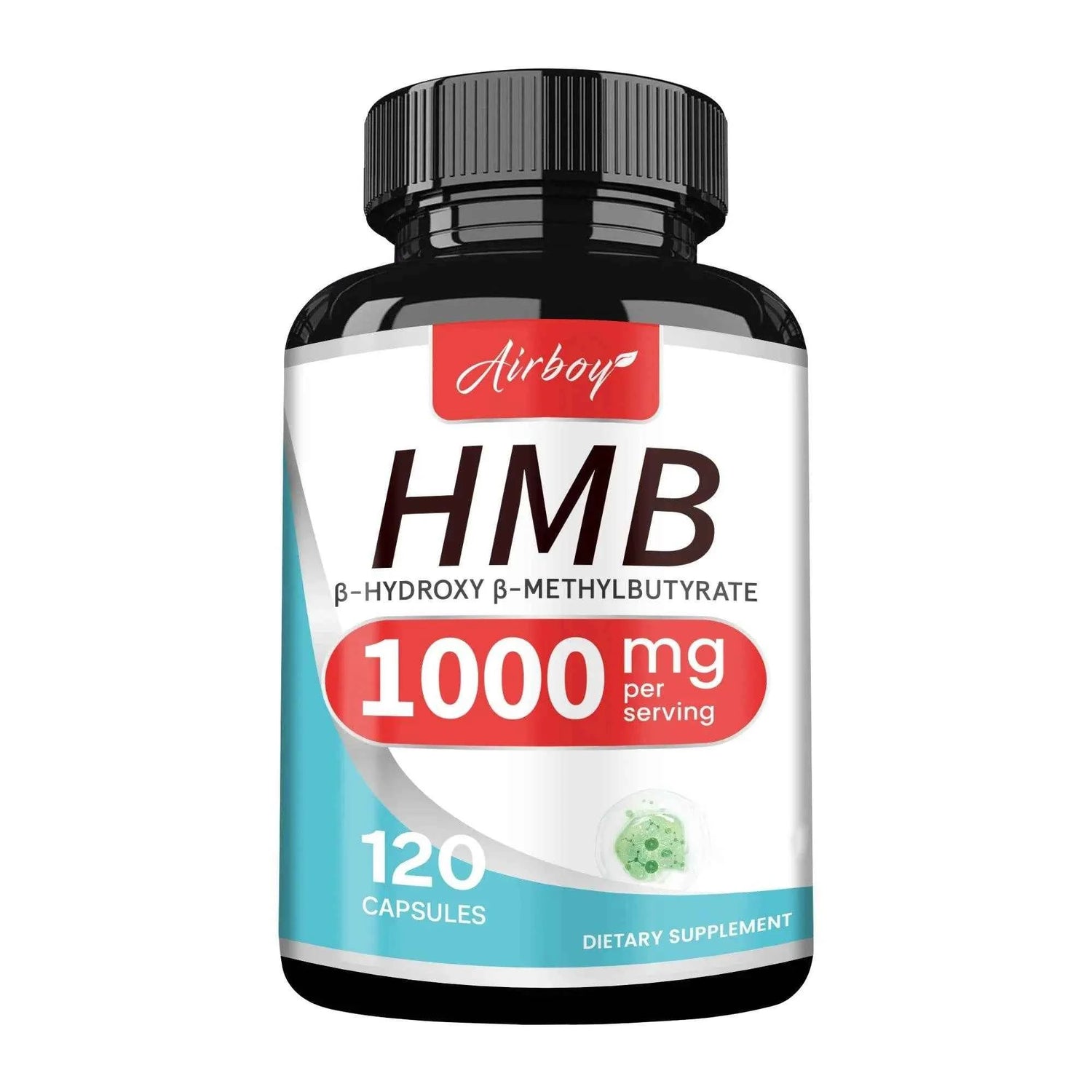 HMB Supplements - Replenish Energy and Improve Endurance, Promote Muscle Growth &amp; Recovery Relieve Muscle Loss - 120 Capsules