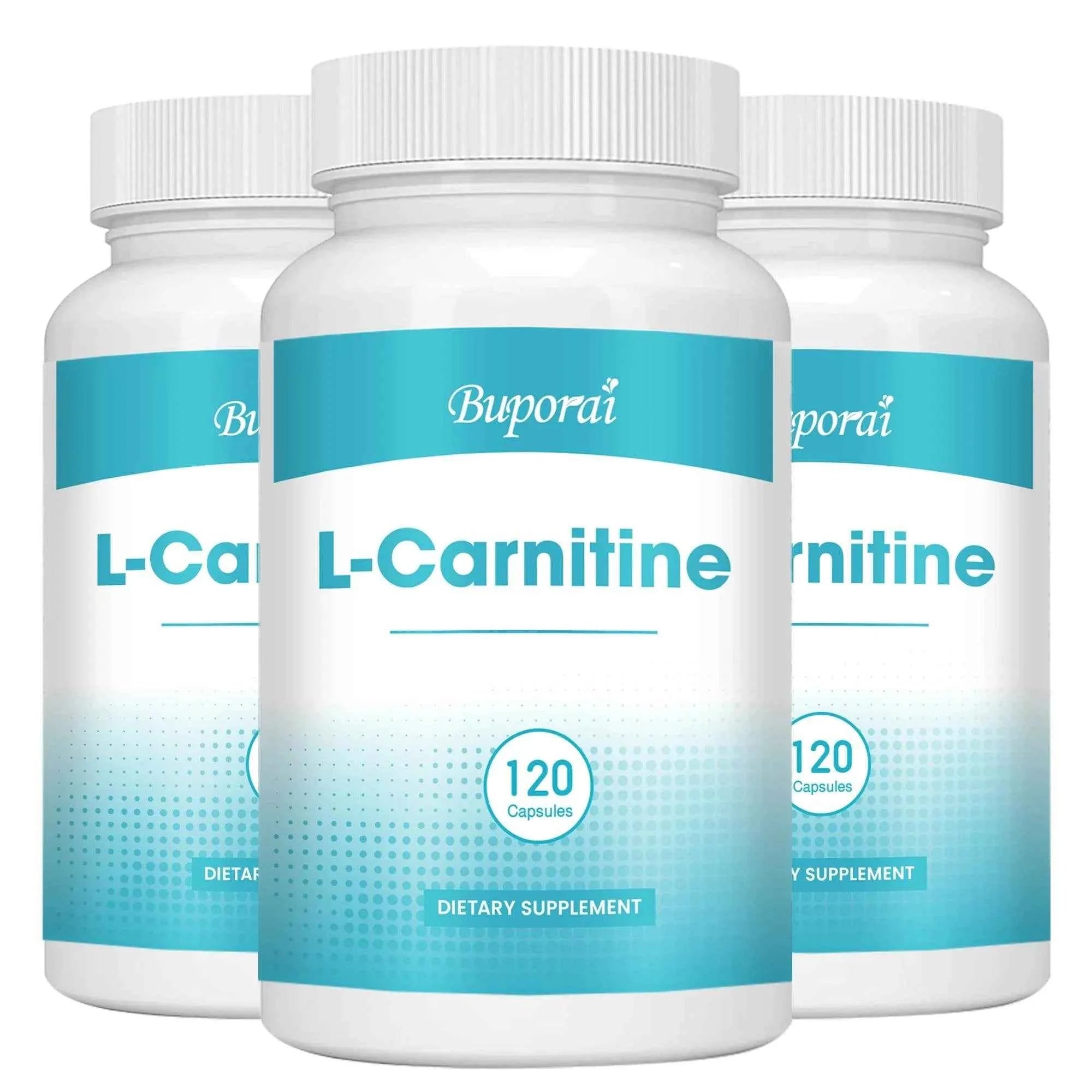 L-Carnitine Supplement - Promote Metabolism, Improves Memory, Burner Fat, Support Energy, Grow Muscles - 120 Capsules