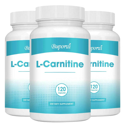 L-Carnitine Supplement - Promote Metabolism, Improves Memory, Burner Fat, Support Energy, Grow Muscles - 120 Capsules