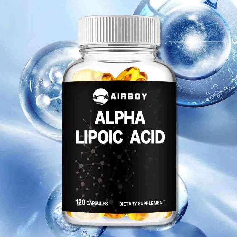 Alpha Lipoic Acid 600 Mg - Supports Antioxidant Health and Sugar Metabolism and Helps Relieve Nerve Pain - 120 Capsules