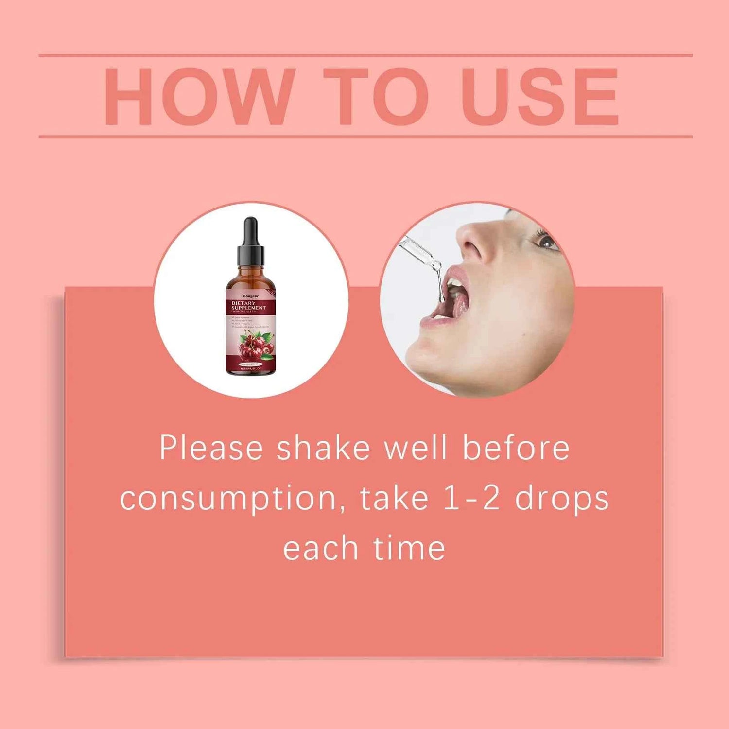 59ml Googeer Energy Supplement Oral Solution Treat Disease Improve Physical Function Stay Active Physical Dietary Supplement