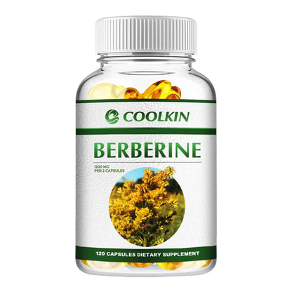 Premium Berberine Supplement - Supports Immune System, Cardiovascular Heart &amp; Gastrointestinal Wellness - 120 Capsules