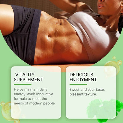 Googeer 30pcs Slimming Body Gummies Fat Burner Energy Support Dietary Supplement Fruit Flavor Anti Cellulite Weight Loss Gummies