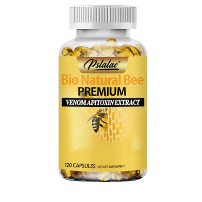 Natural Bee - Relieves Joint Pain and Stiffness, Promotes Bone Health, for Immunity and Anti-oxidation - 120 Capsules