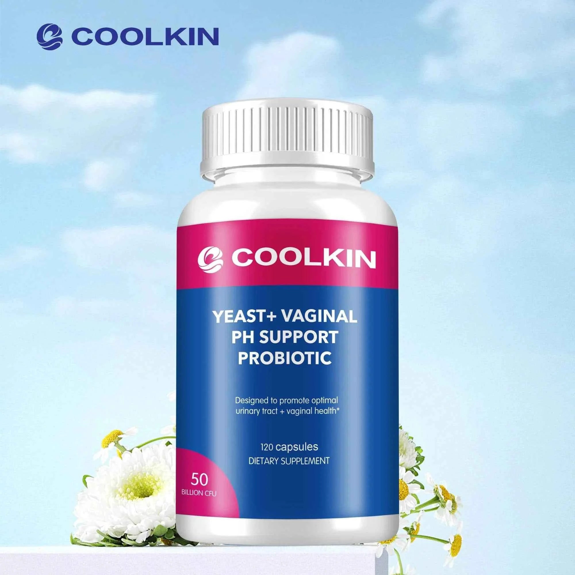 Yeast + Vaginal PH Support Probiotics - Promotes Urinary Tract Health, Digestion and Immune Support - 120 Capsules