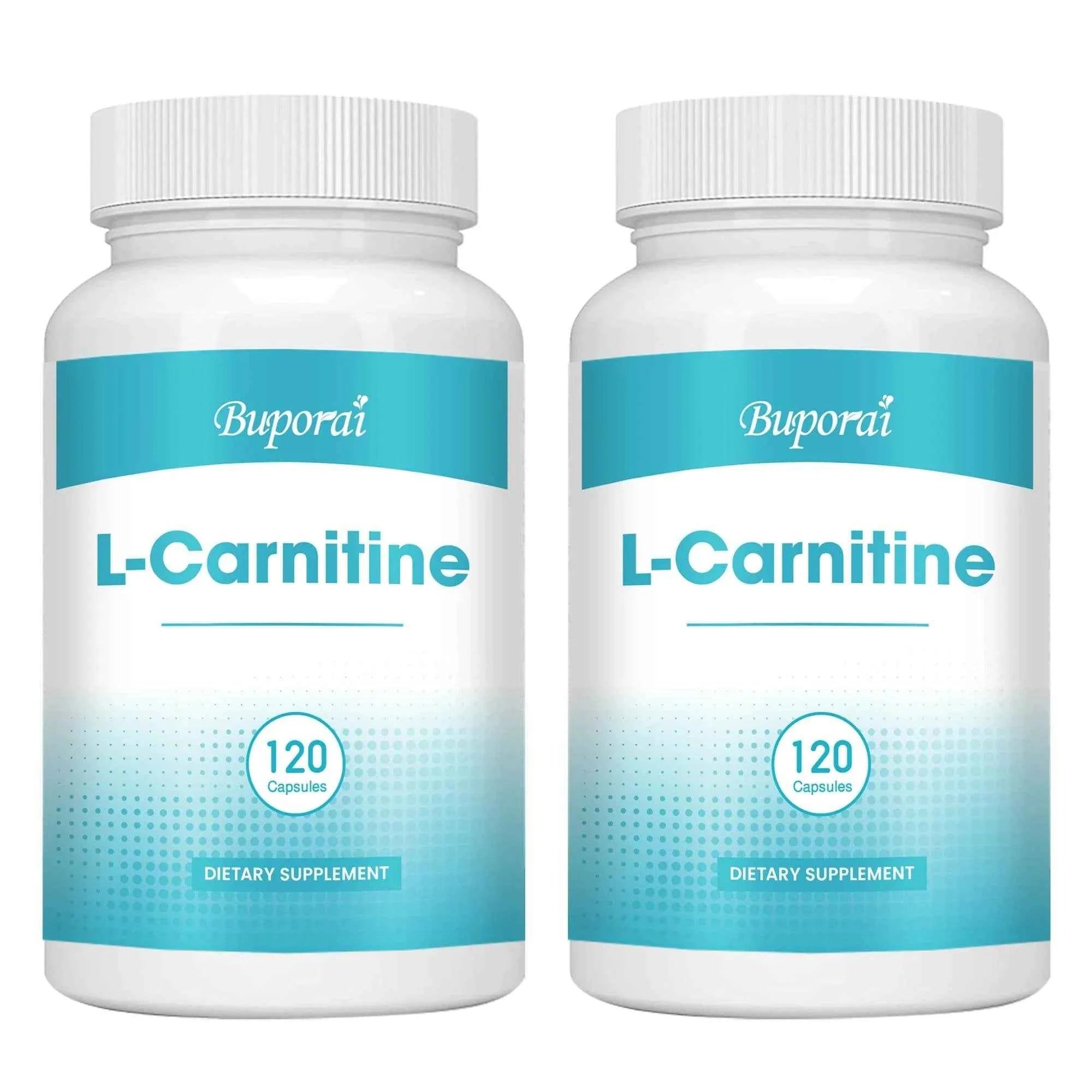 L-Carnitine Supplement - Promote Metabolism, Improves Memory, Burner Fat, Support Energy, Grow Muscles - 120 Capsules