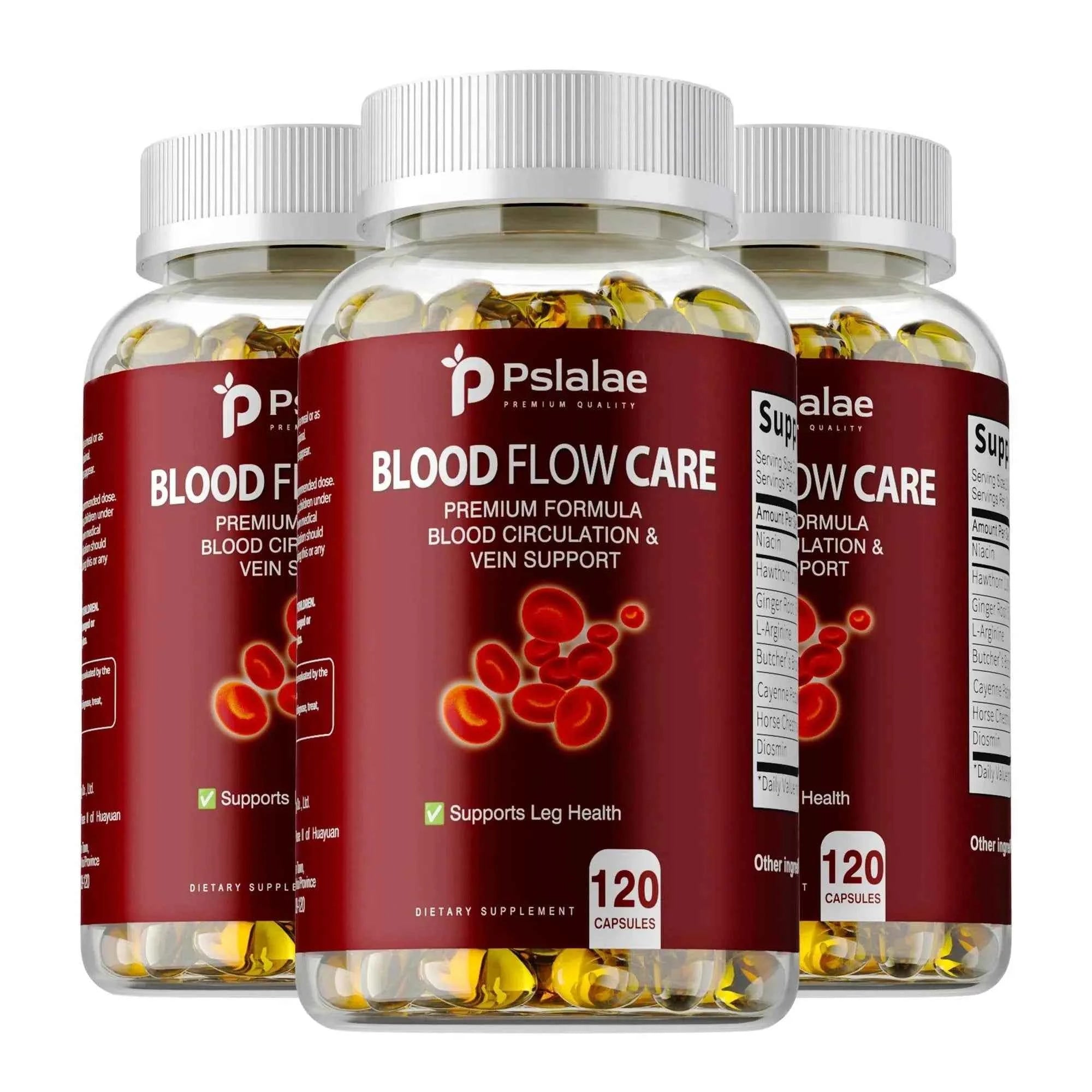 Blood Flow Care - Balance Blood Pressure, Support Heart, Cardiovascular Health, Promote Blood Circulation - 120 Capsules