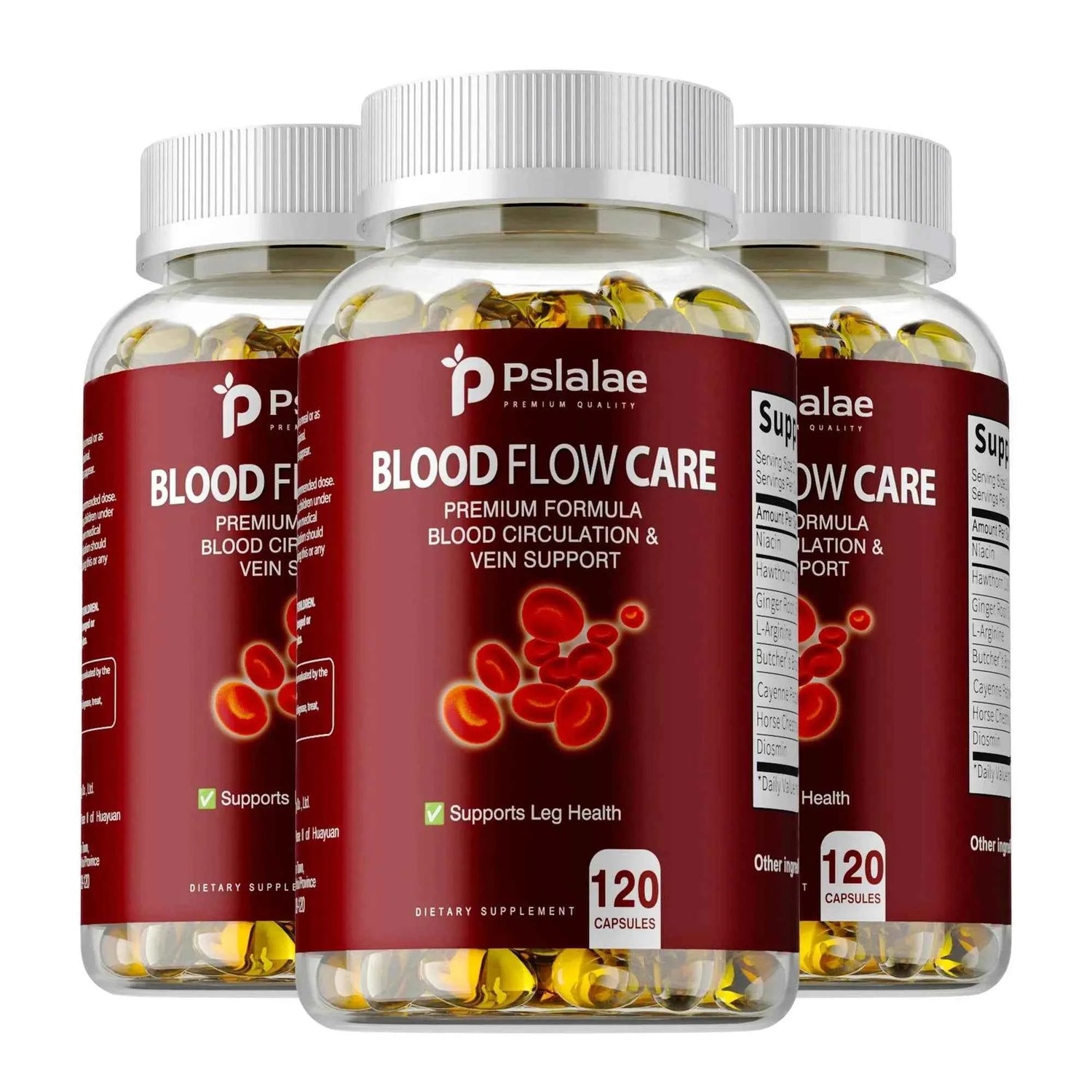 Blood Flow Care - Balance Blood Pressure, Support Heart, Cardiovascular Health, Promote Blood Circulation - 120 Capsules