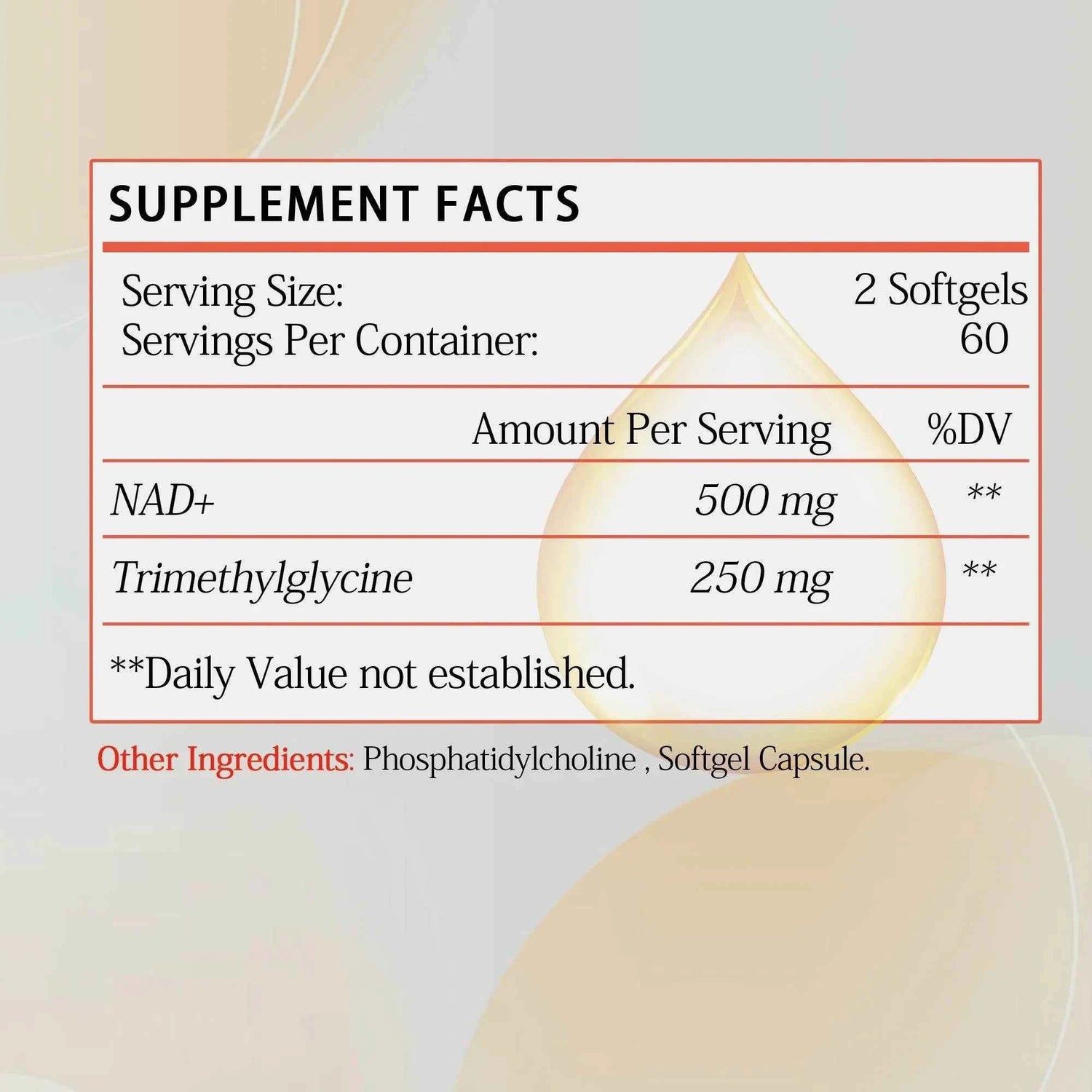 Liposomal NAD+ Capsules - Anti-aging, Replenish Energy, Enhance Focus, Support Cellular Health - 120 Capsules