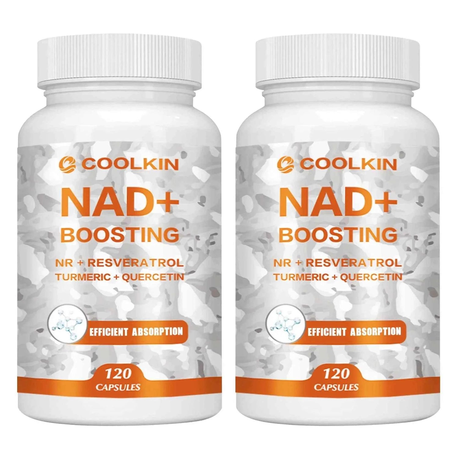 NAD + Boosting - with Trans-resveratrol, Quercetin - Enhance Cell Vitality and Help Cell Repair, Anti-aging - 120 Capsules