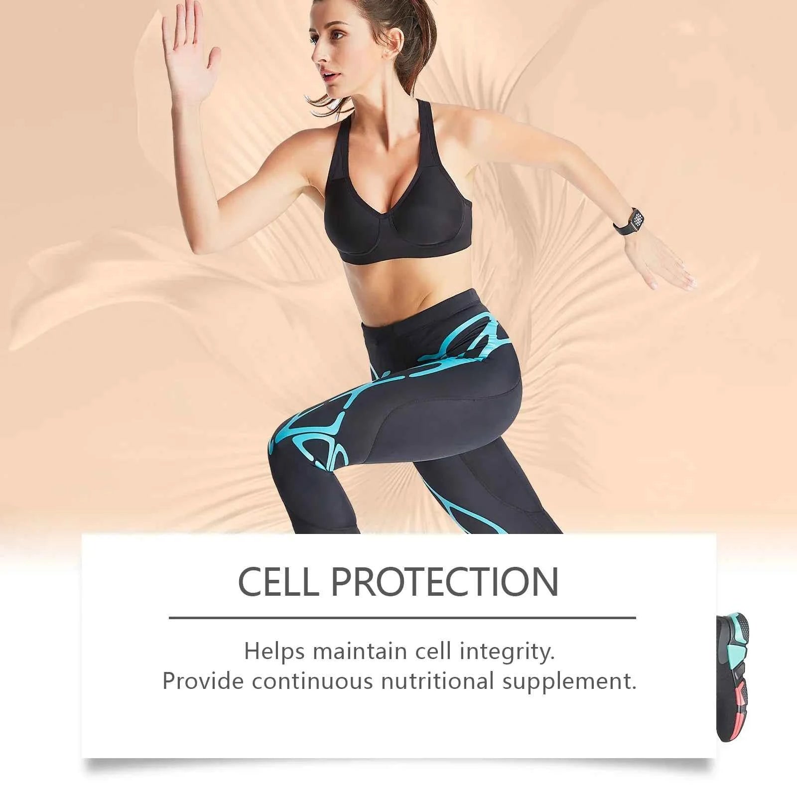 Googeer 60pcs Vitamin E Capsule Promote Digestion Help Blood Birculation Enhance Energy Daily Vitamin Supplement Dietary Capsule