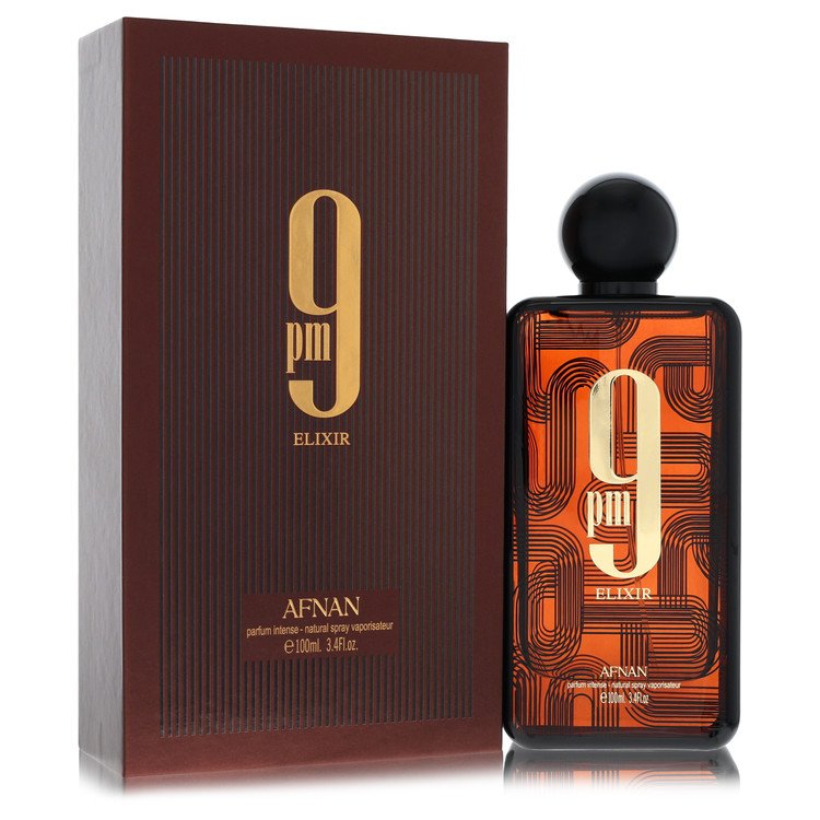 Afnan 9Pm Elixir Intense by Afnan Parfum Intense Spray (Unisex) 3.4 oz for Men 