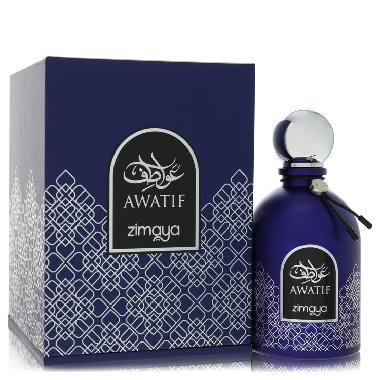 Afnan Zimaya Awatif Blue by Afnan Eau De Parfum Spray 3.4 oz for Men 