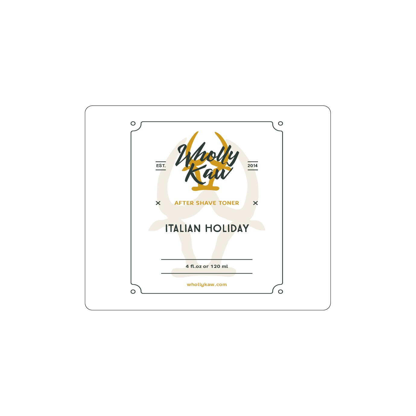 Wholly Kaw Italian Holiday Shaving Collection by Pasteur Pharmacy