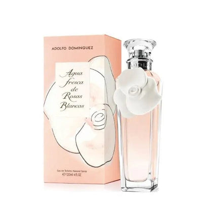 Agua Fresca De Rosas Blancas By Adolfo Dominguez For Women 4.0 oz EDT Spray by perfumesandrea