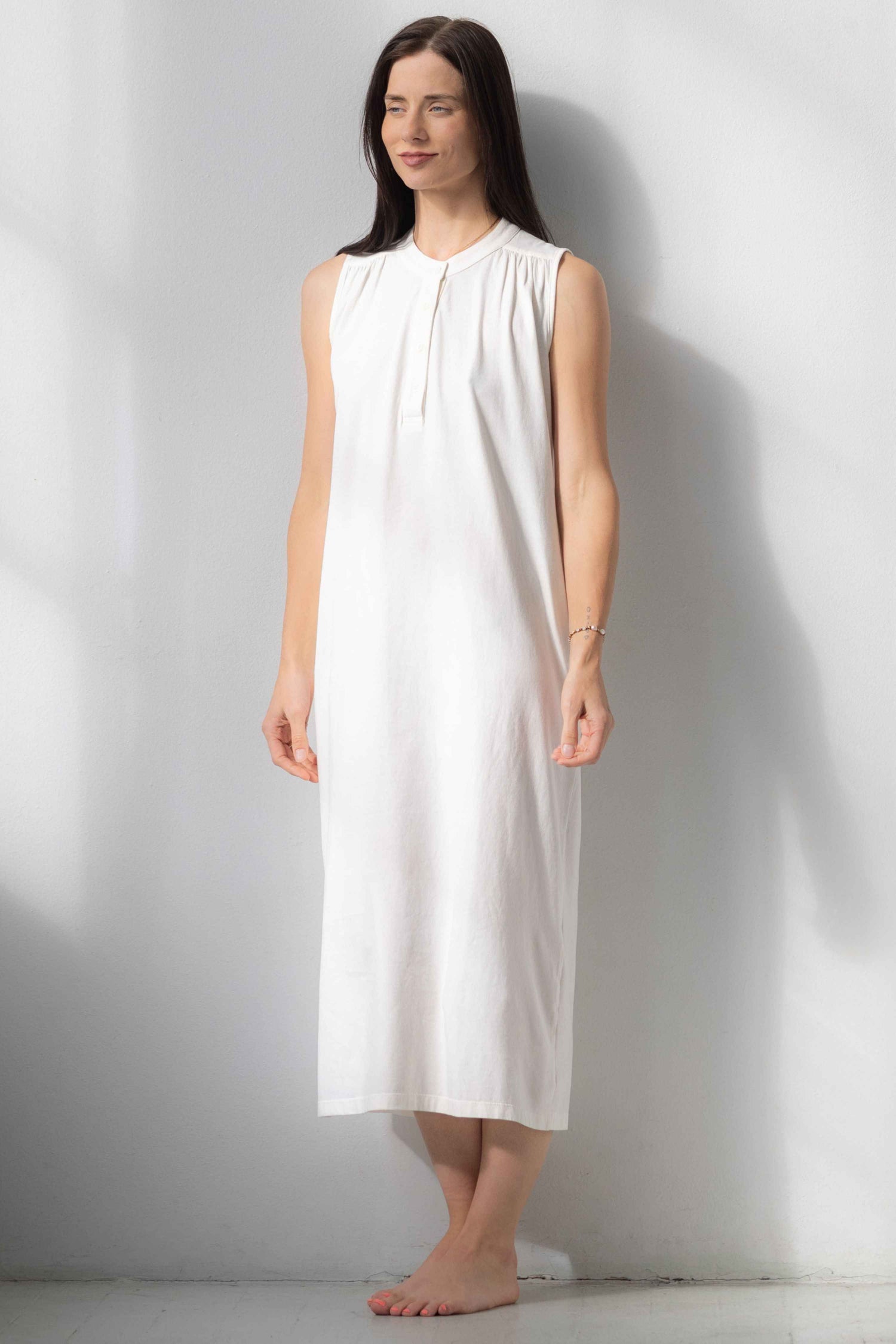 Aisha Relaxed Sleeveless Sleep Maxi Tunic