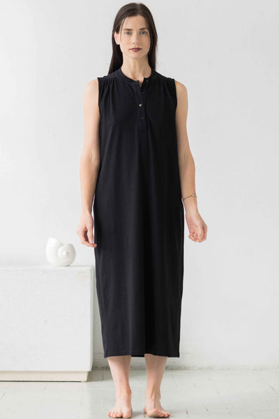Aisha Relaxed Sleeveless Sleep Maxi Tunic