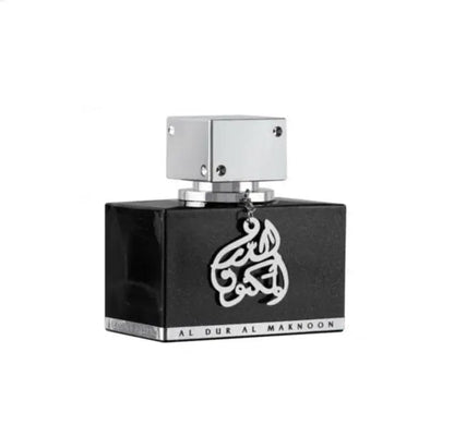 Al Dur Al Maknoon Silver By Lattafa Unisex 3.4 oz EDP Spray by perfumesandrea