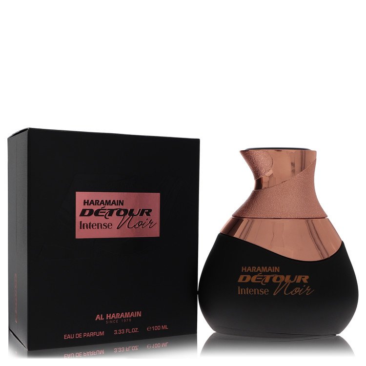Al Haramain Detour Noir Intense by Al Haramain Eau De Parfum Spray (Unisex) 3.4 oz for Women 