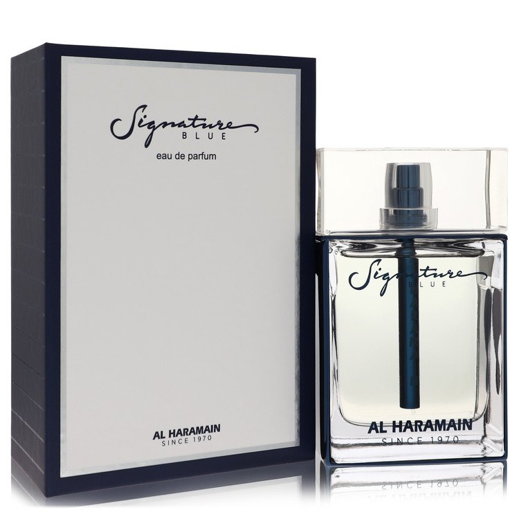 Al Haramain Signature Blue by Al Haramain Eau De Parfum Spray 3.3 oz for Men 