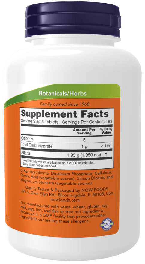 Alfalfa 650mg 250 Count by Country Life Natural Foods