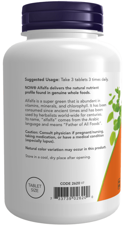 Alfalfa 650mg 250 Count by Country Life Natural Foods