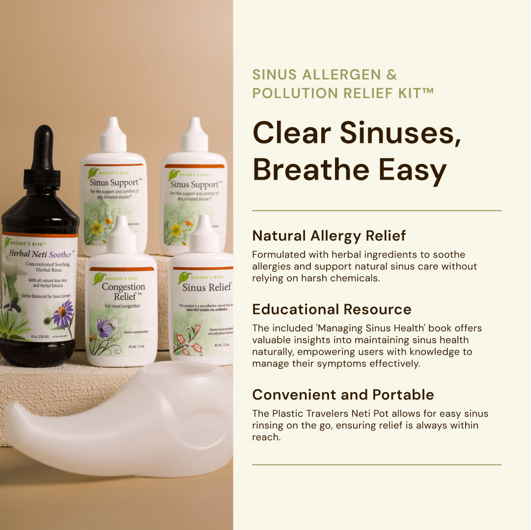 Sinus Allergen &amp; Pollution Relief Kit™ - DestGlow