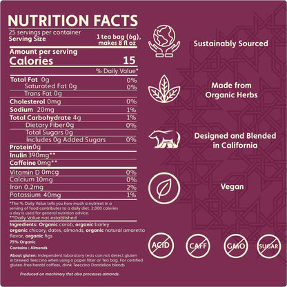 Almond Amaretto Roasted Herbal Tea