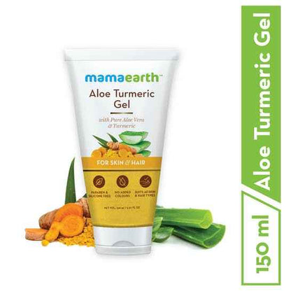 Mamaearth Aloe Turmeric Gel For Skin &amp; Hair