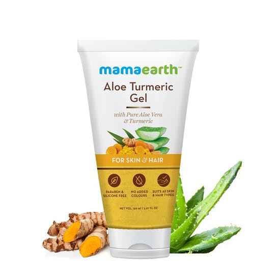Mamaearth Aloe Turmeric Gel For Skin &amp; Hair