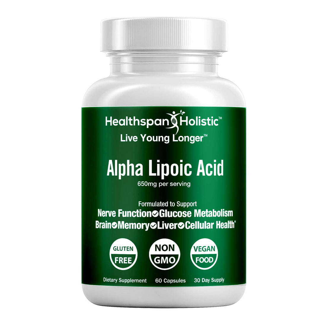 Alpha Lipoic Acid 60 Capsules