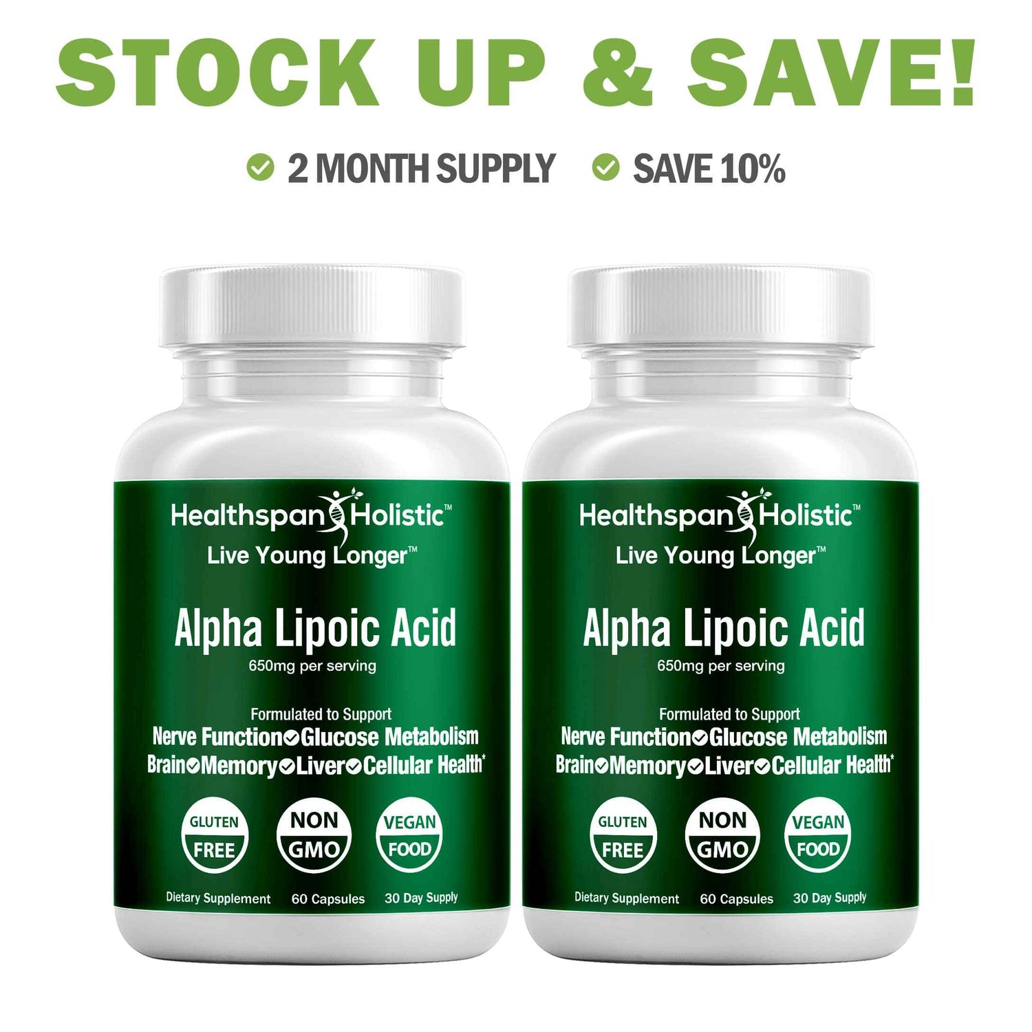 Alpha Lipoic Acid 60 Capsules