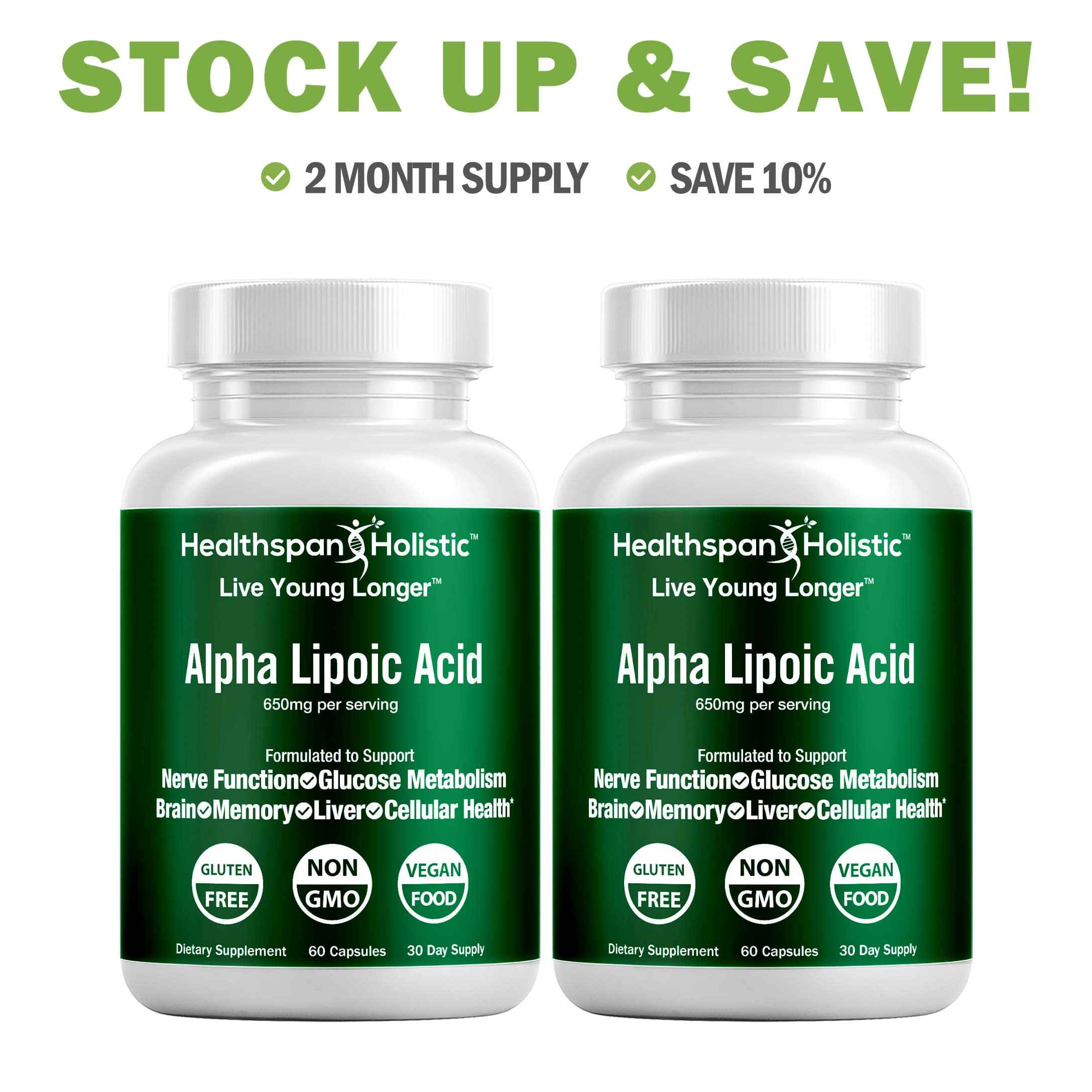 Alpha Lipoic Acid 60 Capsules