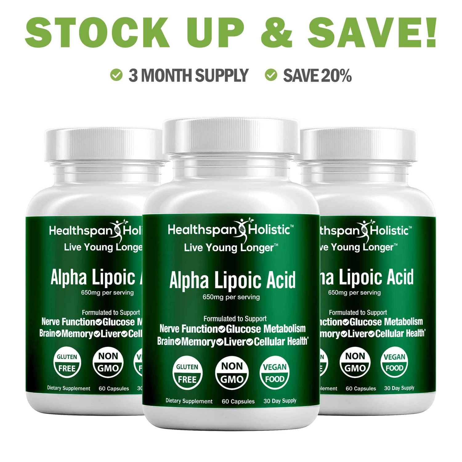 Alpha Lipoic Acid 60 Capsules