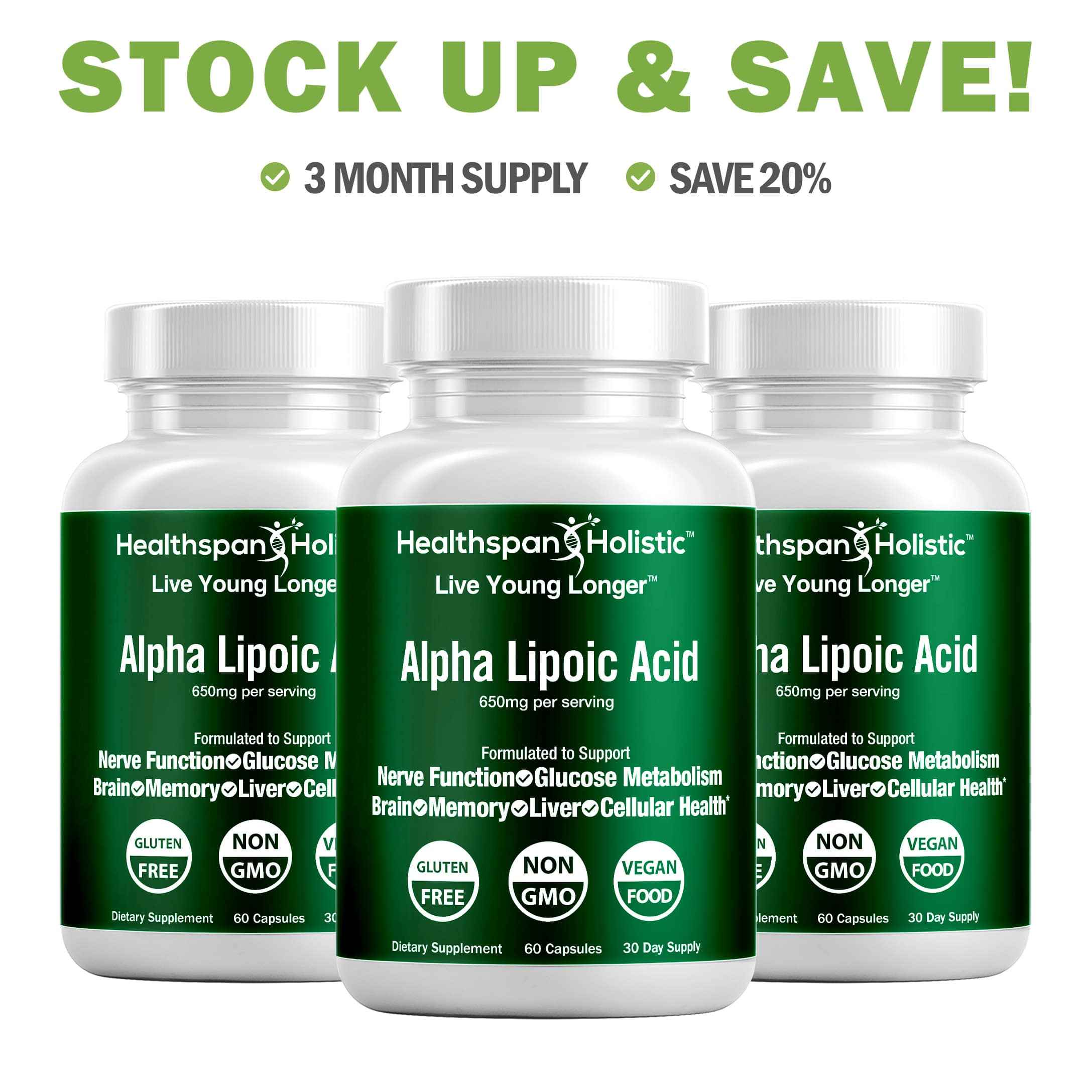 Alpha Lipoic Acid 60 Capsules