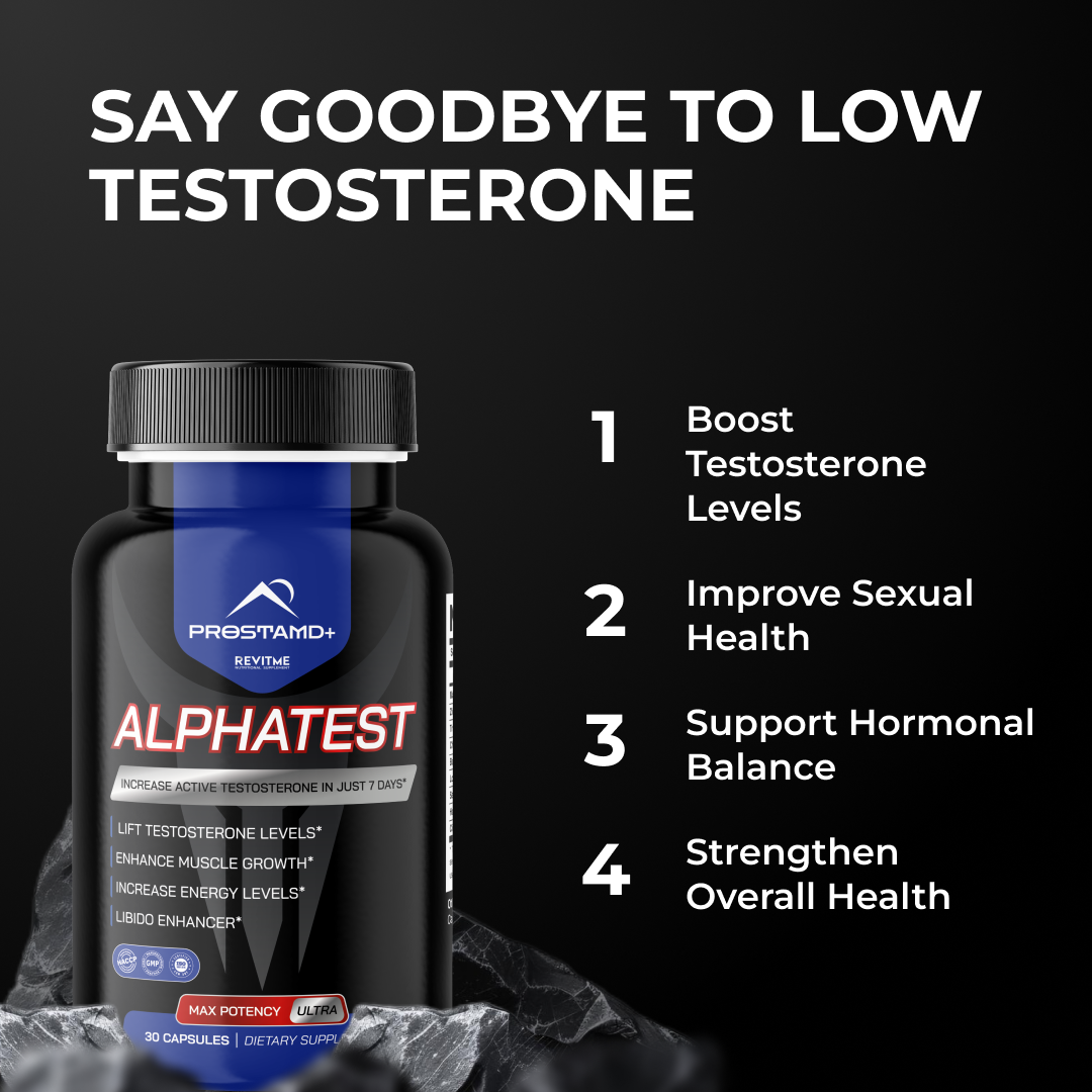 ProstaMD+ TESTOSTERONE SUPPORT COMPLEX by RevitMe - Supplements Store