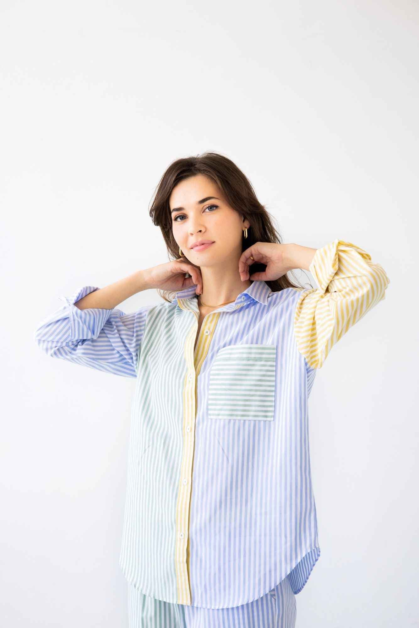 Amalfi Stripes Resort Full Length Set