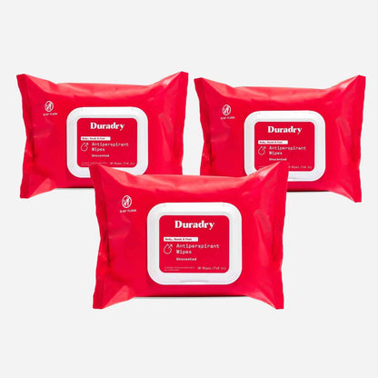 Whole Body Antiperspirant Wipes
