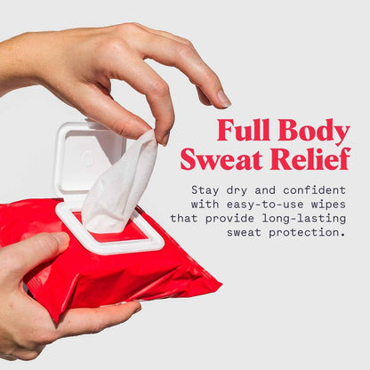 Whole Body Antiperspirant Wipes