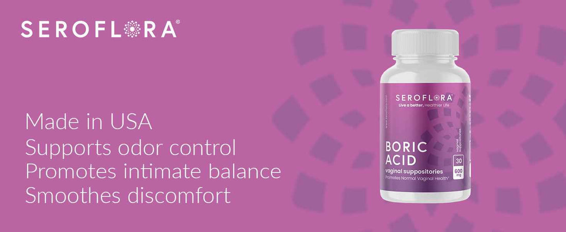 Boric Acid Vaginal Suppositories for Yeast Infection (30ct)