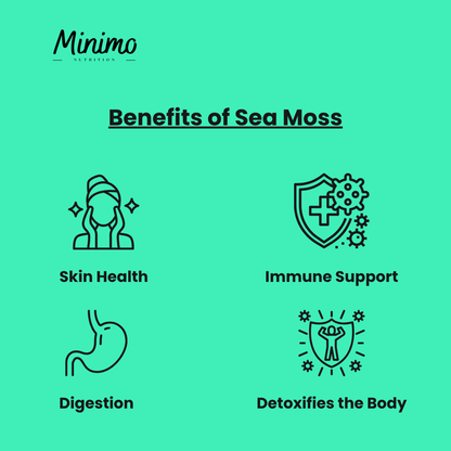 Sea Moss with Bladderwrack and Burdock Root, 60 ct. - DestGlow