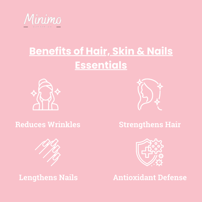 Hair, Skin and Nails Essentials, 60 ct. - DestGlow