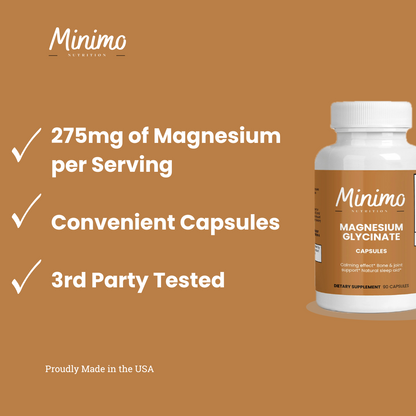 Magnesium Glycinate, 90 ct. - DestGlow