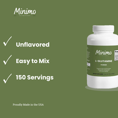 L-Glutamine Powder, 10.6 oz - DestGlow
