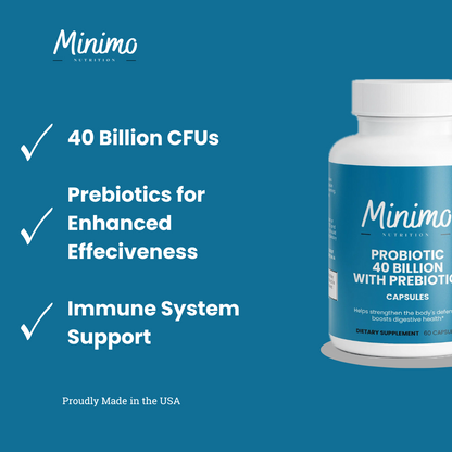 Probiotic 40 Billion with Prebiotics, 60 ct. - DestGlow